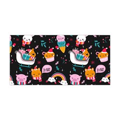 Colorful Funny Christmas Pattern Merry Xmas Yoga Headband