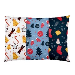 Christmas Pattern Collection Flat Design Pillow Case by Vaneshart