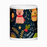 Colorful Funny Christmas Pattern Merry Christmas Xmas Morph Mugs Center