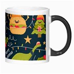 Colorful Funny Christmas Pattern Merry Christmas Xmas Morph Mugs Right