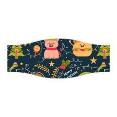 Colorful Funny Christmas Pattern Merry Christmas Xmas Stretchable Headband by Vaneshart