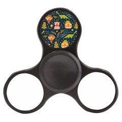 Colorful Funny Christmas Pattern Merry Christmas Xmas Finger Spinner by Vaneshart