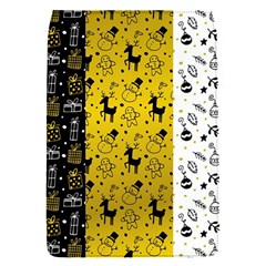 Black Golden Christmas Pattern Collection Removable Flap Cover (s) by Vaneshart