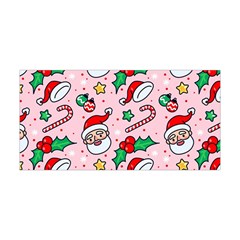 Colorful Funny Christmas Pattern Santa Claus Yoga Headband by Vaneshart