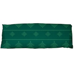 Beautiful Knitted Christmas Pattern Green Body Pillow Case (dakimakura) by Vaneshart