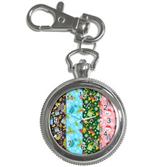 Flat Design Christmas Pattern Collection Key Chain Watches by Vaneshart