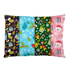 Flat Design Christmas Pattern Collection Pillow Case by Vaneshart