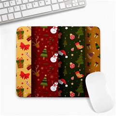 Hand Drawn Christmas Pattern Collection Large Mousepads