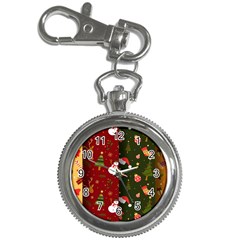 Hand Drawn Christmas Pattern Collection Key Chain Watches