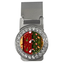 Hand Drawn Christmas Pattern Collection Money Clips (CZ) 