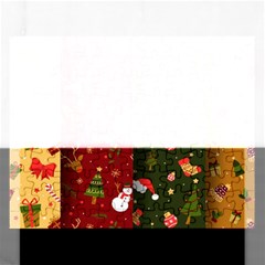 Hand Drawn Christmas Pattern Collection Rectangular Jigsaw Puzzl