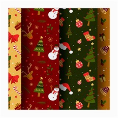 Hand Drawn Christmas Pattern Collection Medium Glasses Cloth