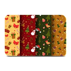 Hand Drawn Christmas Pattern Collection Plate Mats