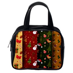 Hand Drawn Christmas Pattern Collection Classic Handbag (One Side)