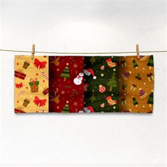 Hand Drawn Christmas Pattern Collection Hand Towel