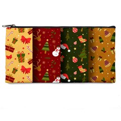 Hand Drawn Christmas Pattern Collection Pencil Cases