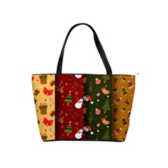 Hand Drawn Christmas Pattern Collection Classic Shoulder Handbag by Vaneshart