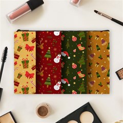 Hand Drawn Christmas Pattern Collection Cosmetic Bag (Large)