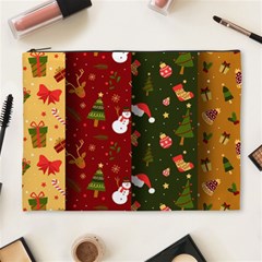 Hand Drawn Christmas Pattern Collection Cosmetic Bag (XL)