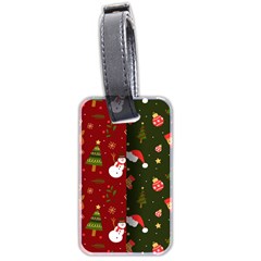 Hand Drawn Christmas Pattern Collection Luggage Tag (two sides)