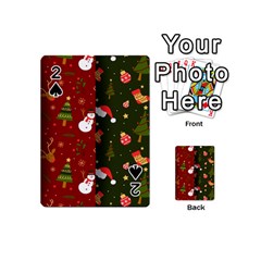 Hand Drawn Christmas Pattern Collection Playing Cards 54 Designs (Mini)