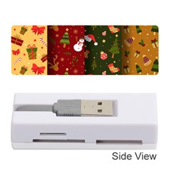 Hand Drawn Christmas Pattern Collection Memory Card Reader (Stick)