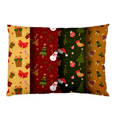 Hand Drawn Christmas Pattern Collection Pillow Case (Two Sides)