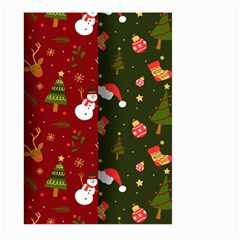 Hand Drawn Christmas Pattern Collection Large Garden Flag (Two Sides)