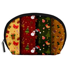 Hand Drawn Christmas Pattern Collection Accessory Pouch (large) by Vaneshart