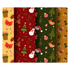 Hand Drawn Christmas Pattern Collection Double Sided Flano Blanket (Small) 