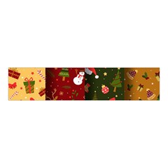 Hand Drawn Christmas Pattern Collection Velvet Scrunchie