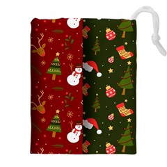 Hand Drawn Christmas Pattern Collection Drawstring Pouch (4xl)