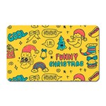 Colorful Funny Christmas Pattern Cool Ho Ho Ho Lol Magnet (Rectangular) Front