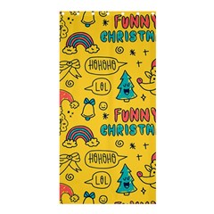 Colorful Funny Christmas Pattern Cool Ho Ho Ho Lol Shower Curtain 36  x 72  (Stall) 