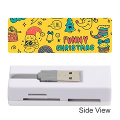 Colorful Funny Christmas Pattern Cool Ho Ho Ho Lol Memory Card Reader (Stick)