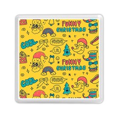 Colorful Funny Christmas Pattern Cool Ho Ho Ho Lol Memory Card Reader (Square)