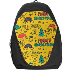 Colorful Funny Christmas Pattern Cool Ho Ho Ho Lol Backpack Bag