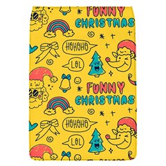 Colorful Funny Christmas Pattern Cool Ho Ho Ho Lol Removable Flap Cover (S)