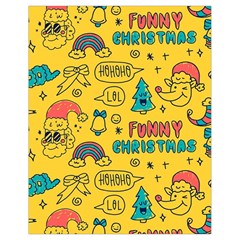 Colorful Funny Christmas Pattern Cool Ho Ho Ho Lol Drawstring Bag (Small)