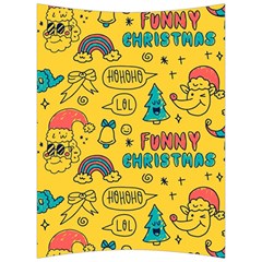 Colorful Funny Christmas Pattern Cool Ho Ho Ho Lol Back Support Cushion