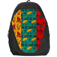 Hand Drawn Christmas Pattern Collection Pattern Backpack Bag by Vaneshart