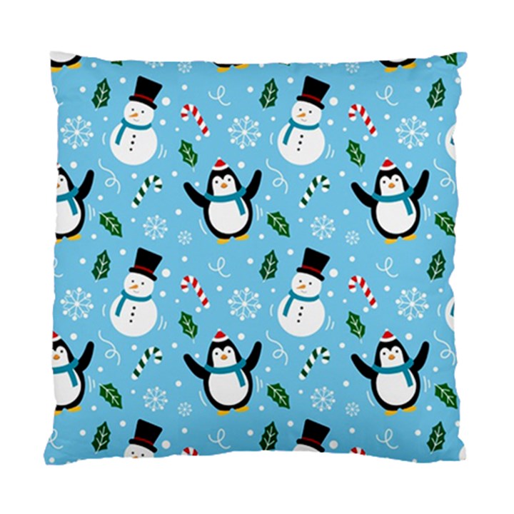 Colorful Funny Christmas Pattern Cartoon Standard Cushion Case (Two Sides)