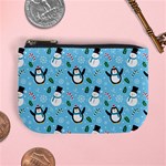 Colorful Funny Christmas Pattern Cartoon Mini Coin Purse Front