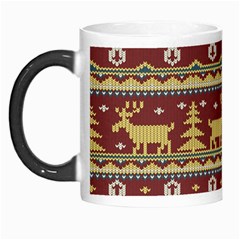 Beautiful Knitted Christmas Pattern Xmas Morph Mugs by Vaneshart