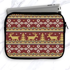 Beautiful Knitted Christmas Pattern Xmas Apple Ipad 2/3/4 Zipper Cases by Vaneshart