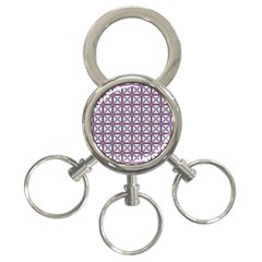 Df Donos Grid 3-ring Key Chain by deformigo