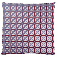 Df Donos Grid Large Flano Cushion Case (one Side) by deformigo