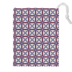 Df Donos Grid Drawstring Pouch (4xl) by deformigo