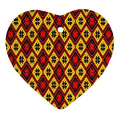 Rby 112 Heart Ornament (two Sides) by ArtworkByPatrick