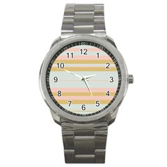 Bandes Rose/doré/vert Sport Metal Watch by kcreatif